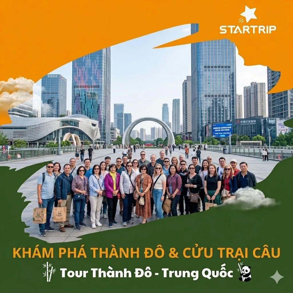 Tour Thành Đô 6N5Đ