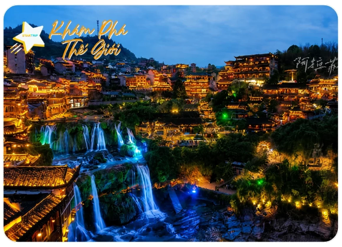 Tour Trung Quốc: Trương Gia Giới - Phượng Hoàng Cổ Trấn - Phù Dung Trấn (6N5Đ)