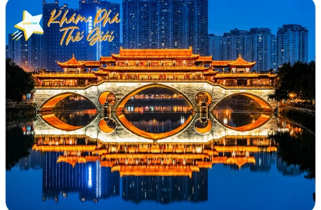 TOUR TRUNG QUỐC (Thành Đô-Cửu Trại Câu-Lạc Sơn Đại Phật-Công Viên Gấu Trúc)